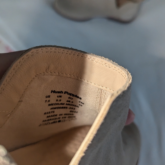 Hush Puppies tan suede booties size 7.5 - Picture 11 of 15